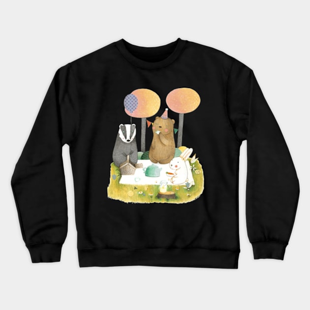 Forest animals Crewneck Sweatshirt by judithloske